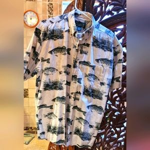 Mens shirt fishing